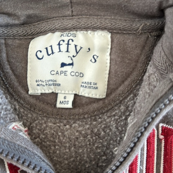 (5 for $10 BABYDEALS) Cape Cod Baby zip Sweatshirt (6m) - Picture 3 of 5